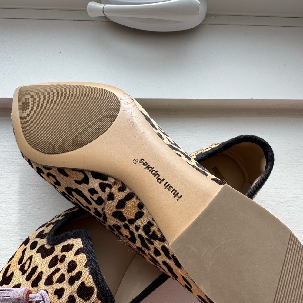 Hush Puppies Leopard Print Flats - Picture 3 of 5